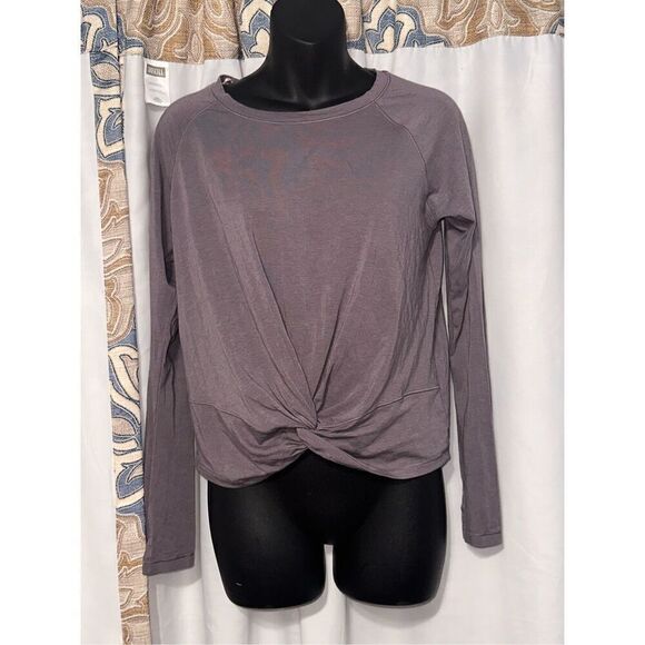 Good  CONDITION LIMITED EDITION Calia long sleep crop top twist front size mediu - Picture 1 of 5